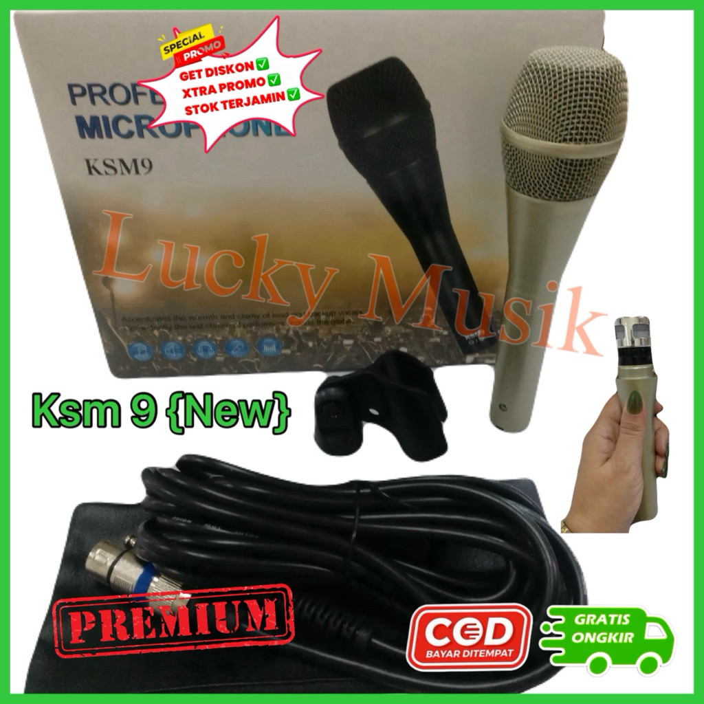 Mic kabel Shure KSM 9 HS Original Mexico Free Card mic kabel ksm 9 mic Shure ksm9 mic ksm 9