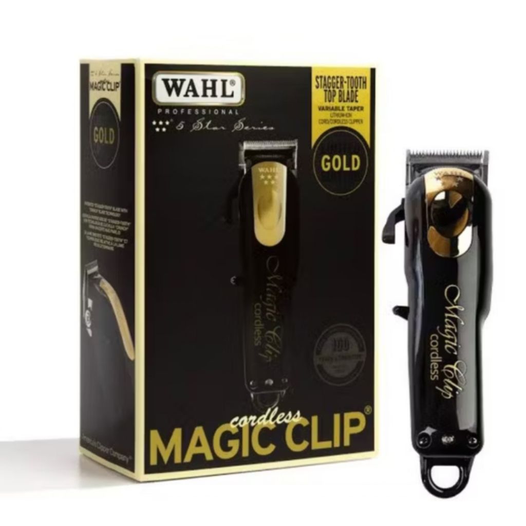 Clipper Wahl Magicclip Black Gold Original USA/alat Cukur/clipper (ORIGINAL USA)