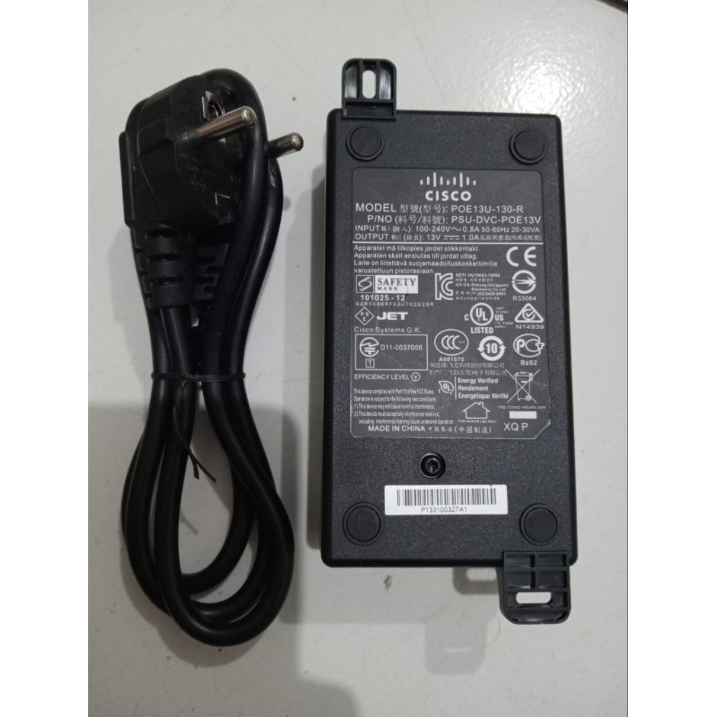 Adaptor POE Original Cisco 13V Cisco POE-13U-130R Original Cisco