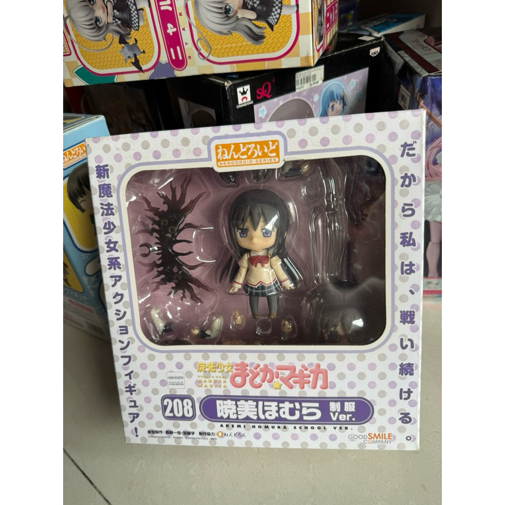 NENDOROID 208 Akemi Homura School Ver. Puella Magi Madoka Magica GOOD SMILE COMPANY Second
