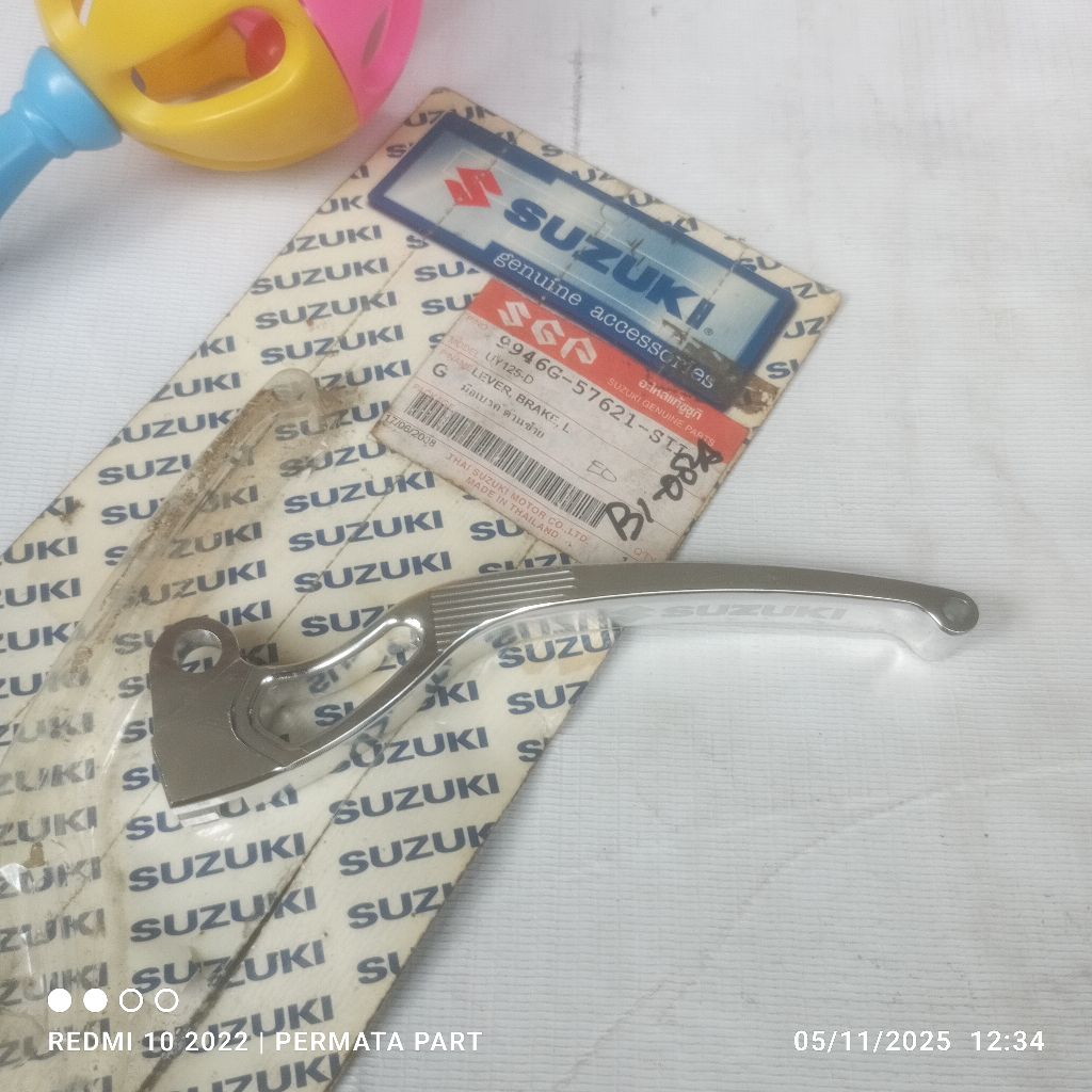 handle handel rem belakang kiri suzuki spin skydrive cnc silver variasi aksesoris sga ori original s