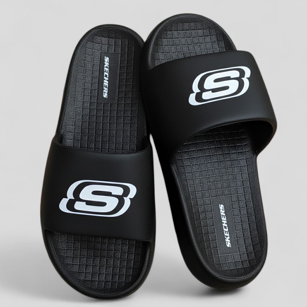 Sandal Slop Karet EVA Sandal Slide Pria Skechers Sandal slip on Anti slip