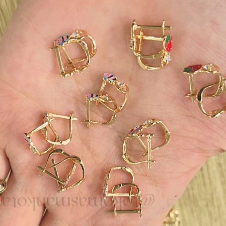 ANTING ANAK MODEL JEPIT EMAS