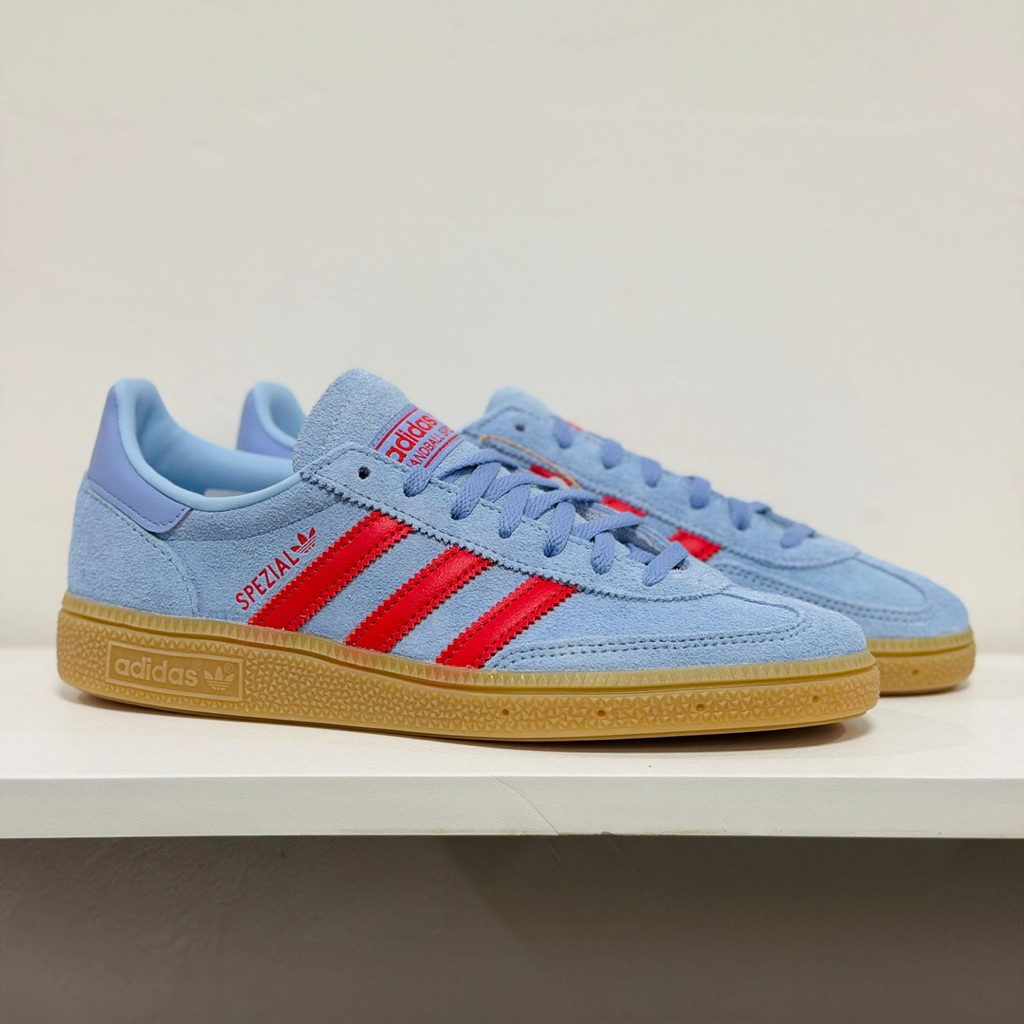 Adidas Handball Spezial Glow Blue Red BNIBWT Original 100% Size : 38 2/3 ( 24 cm )