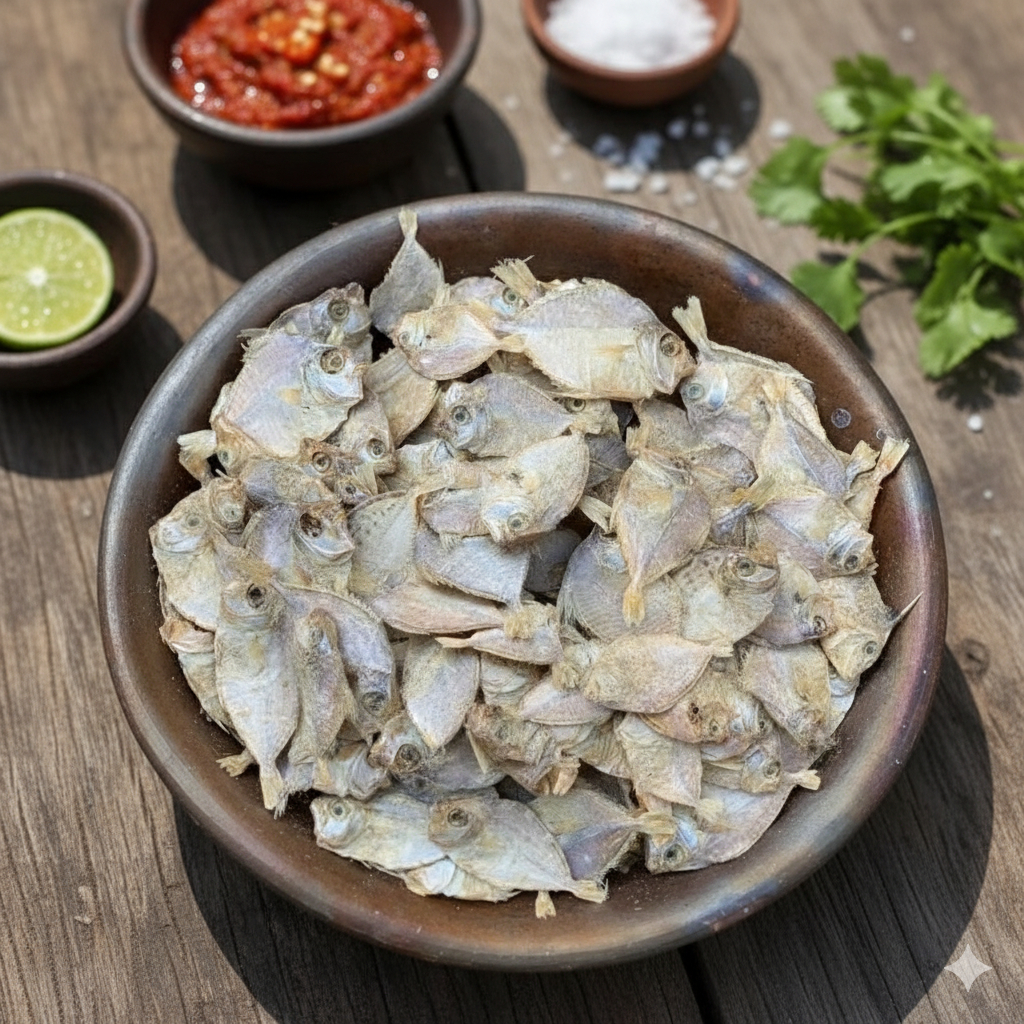 IKAN PIRIK PETEK SEDANG TAWAR KERING Food Fish