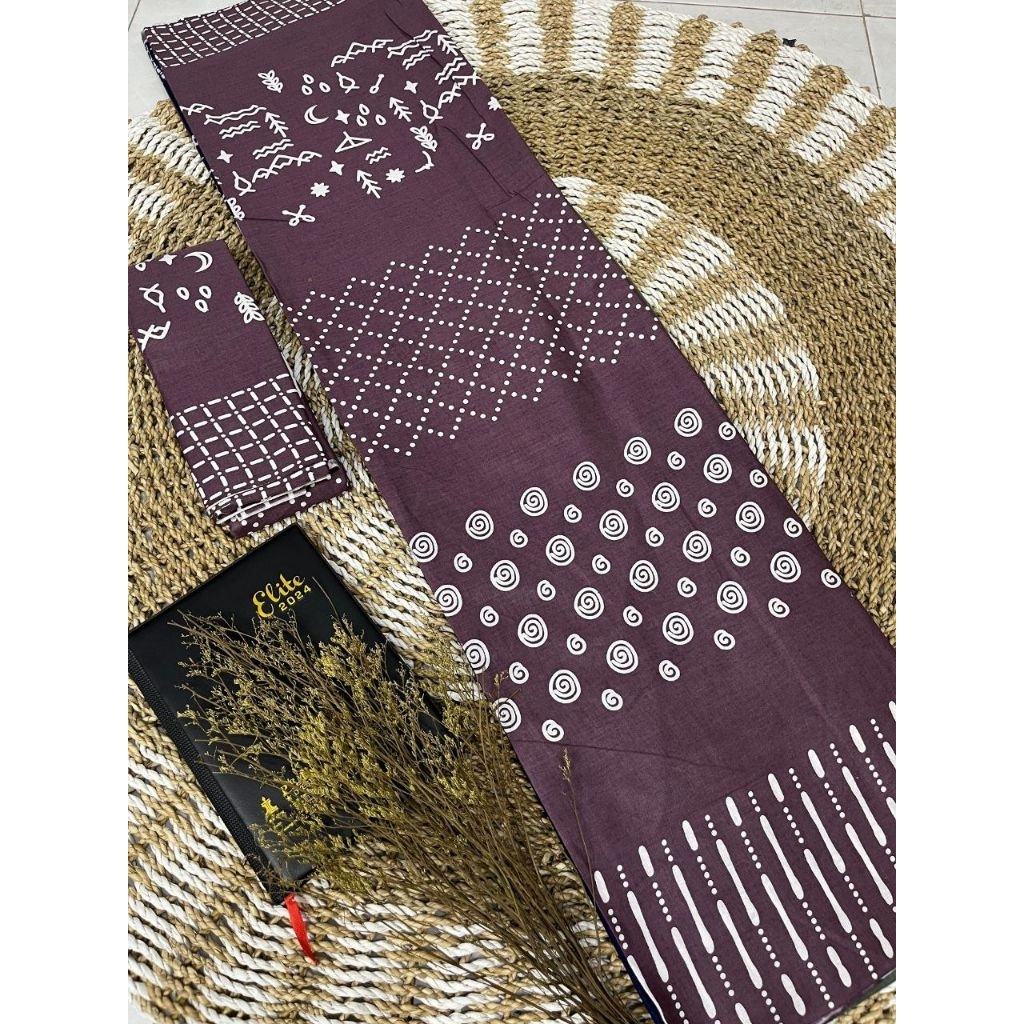 KAIN BATIK ORI BATIK ASFA KATUN HALUS PREMIUM / SARIMBIT KELUARGA / SERAGAM KERJA KANTOR / KEMEJA/ K