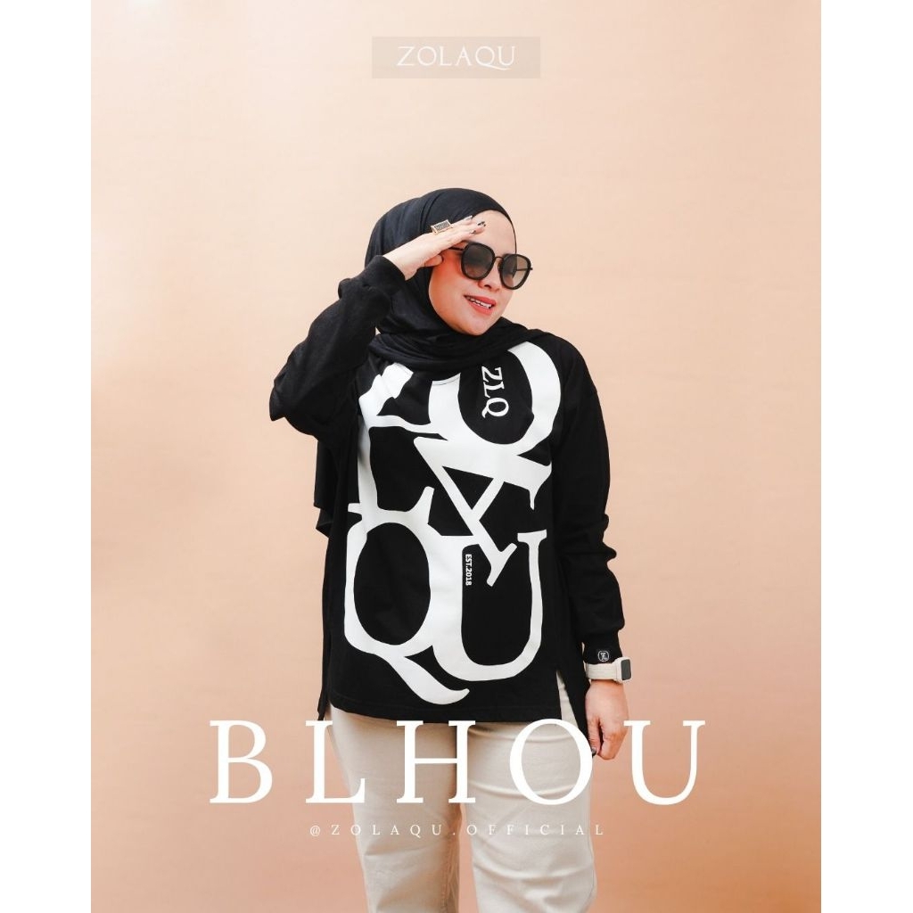 ZOLAQU ORIGINAL Model Tangan Pakai Ban Bahan Kaos Combed 20s