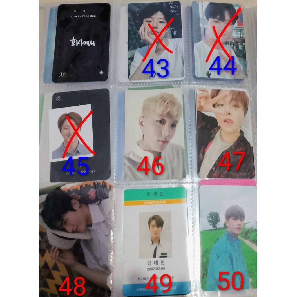 (BISA NEGO) PC/PHOTO CARD/ID CARD OFFICIAL iKON,TXT, X1, PENTAGON