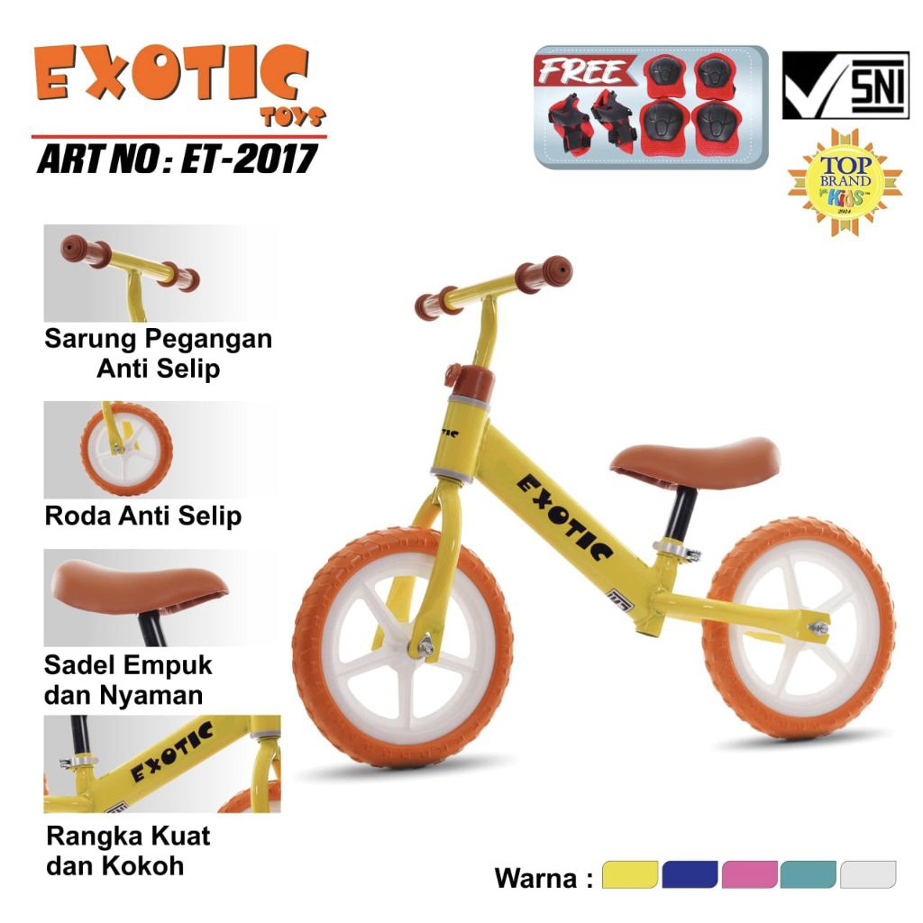 BALANCE BIKE EXOTIC ET 2011 PUSH BIKE EXOTIC 2017 BALANCE BIKE EXOTIC 2004