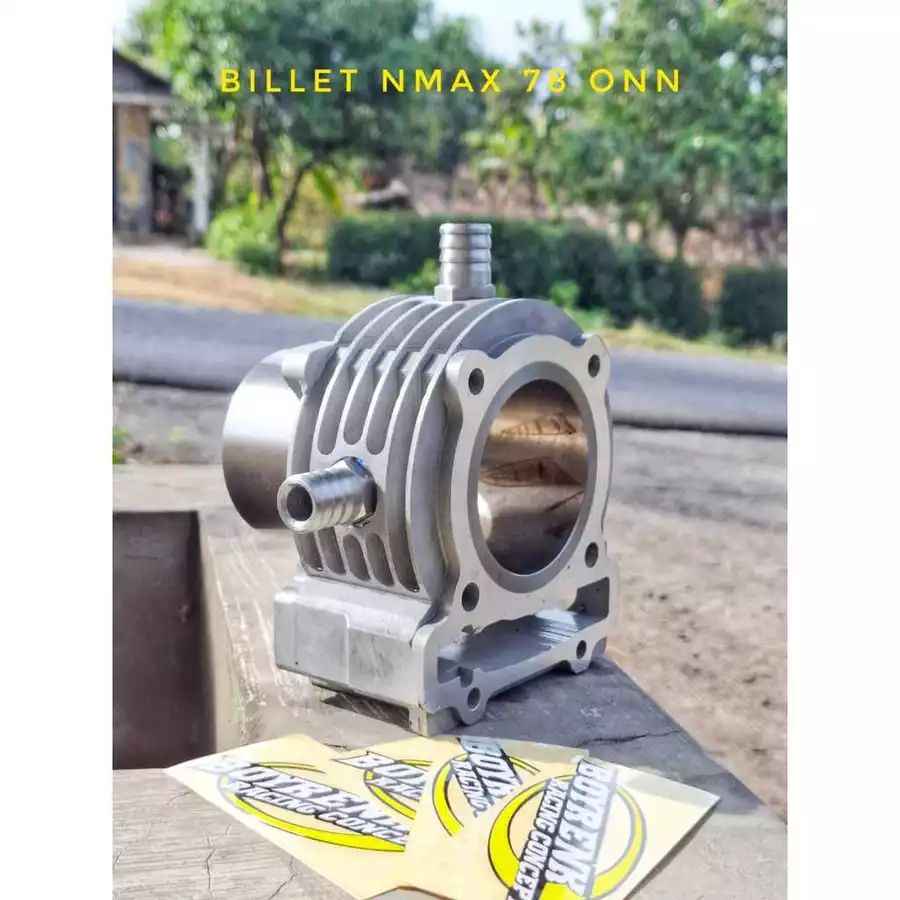 CYLINDER BLOK N MAX / NMAX / AEROX / WR 155 FFA MODEL BILLET BORING LUAR 68 70 72 75 76 77 78 80 82 
