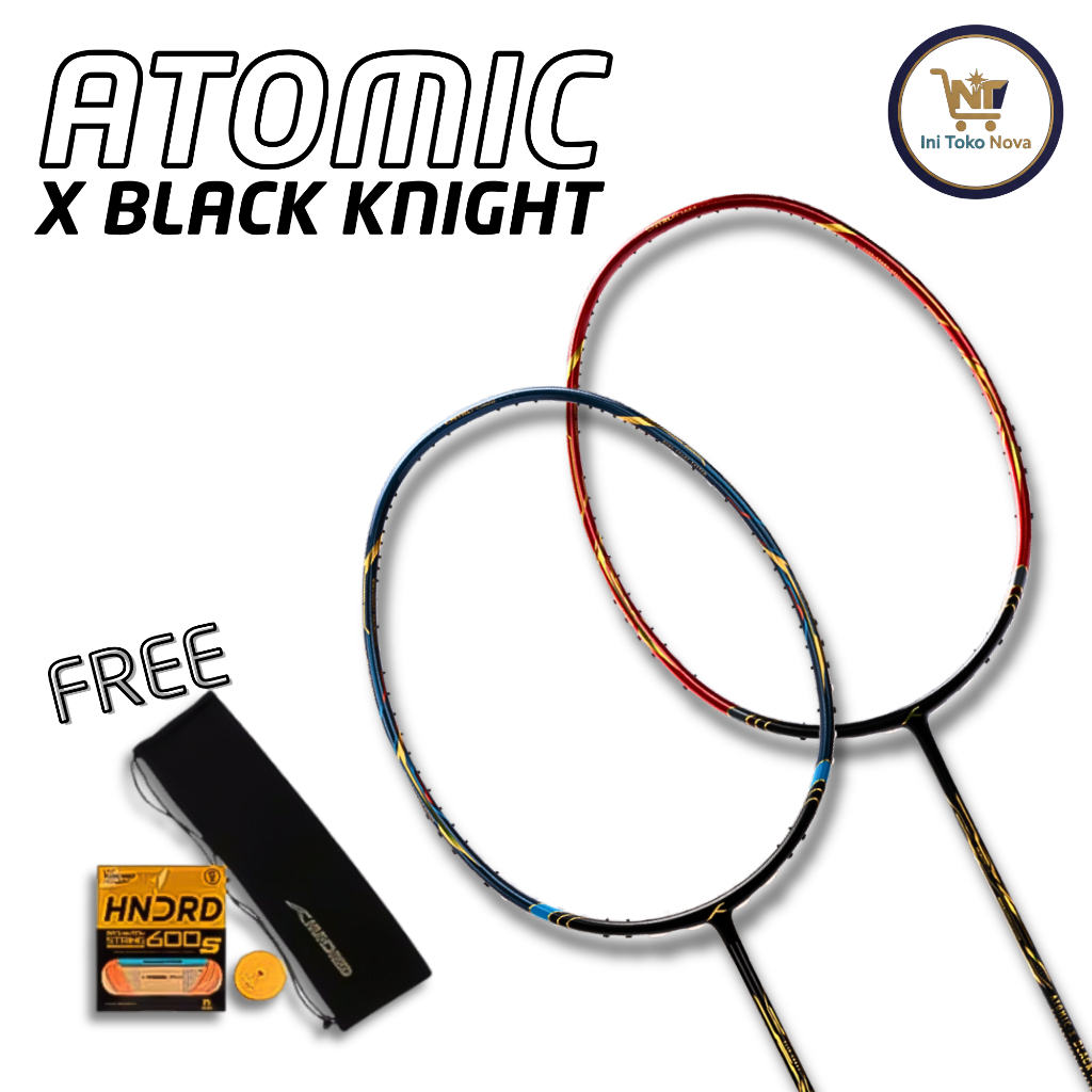 Hundred Raket Badminton Atomic X Black Knight