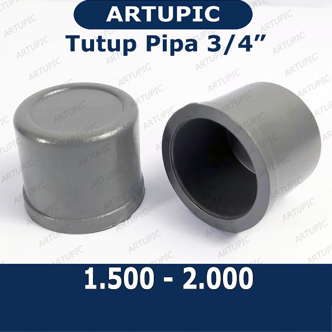 Tutup Pipa 3/4" inch | Dop Pipa Air 3/4 Inch | Tutup Pipa 3/4 | Dop Cap 3/4