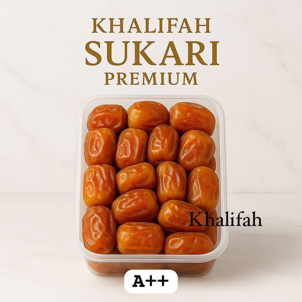 Kurma Sukari Madinah 1 Kg Premium | Kurma Sukari Al Qasim | Kurma Sukari Raja