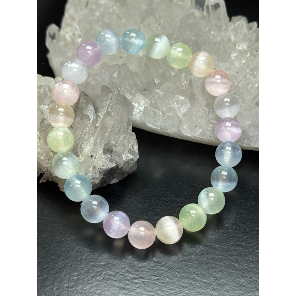 gelang crystal selenite 8mm