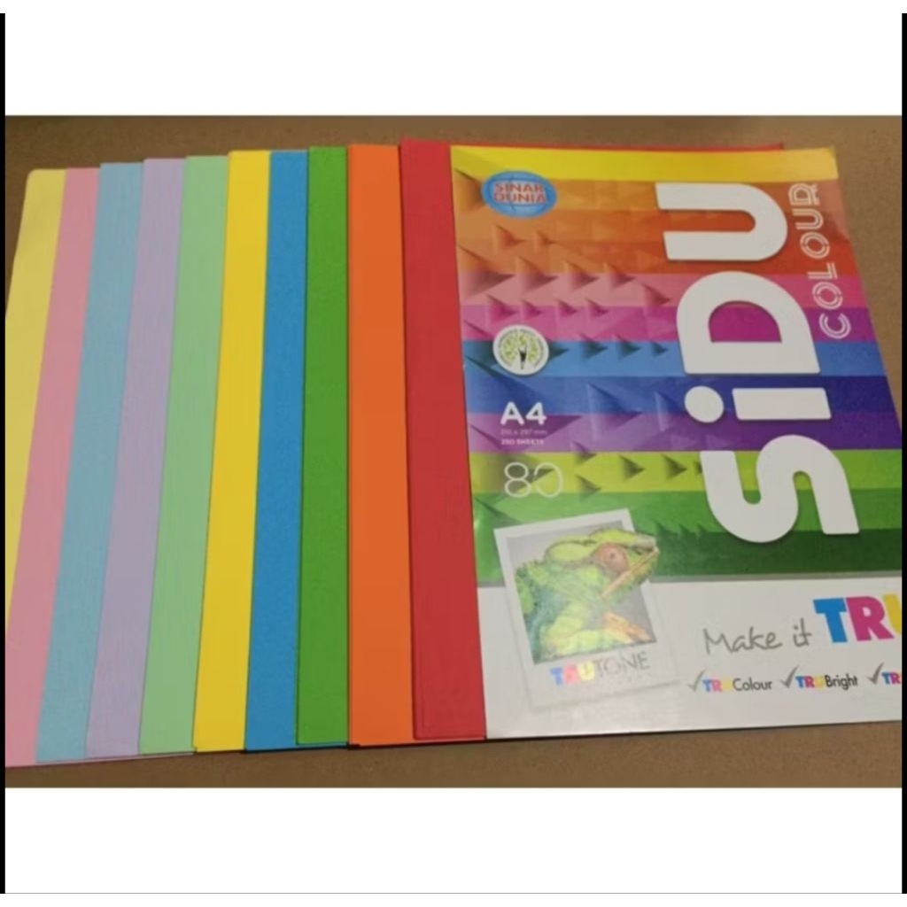 Hvs/Kertas Hvs Sidu A4 80gr Harga Per Bungkus (20lembar)