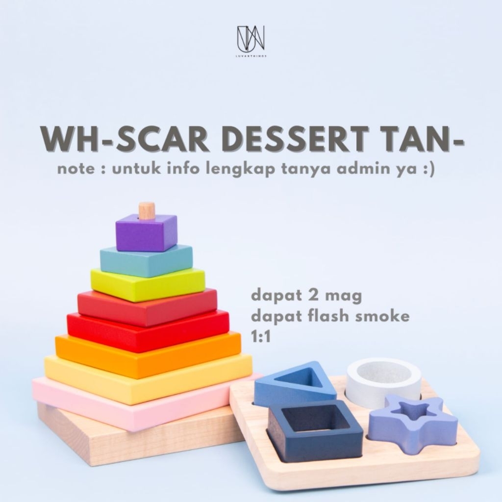 Mainan Pajangan Anak WGB WH-Scar Dessert New Version
