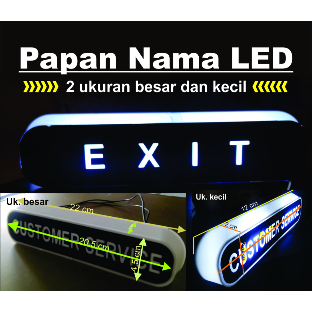 Papan Nama LED