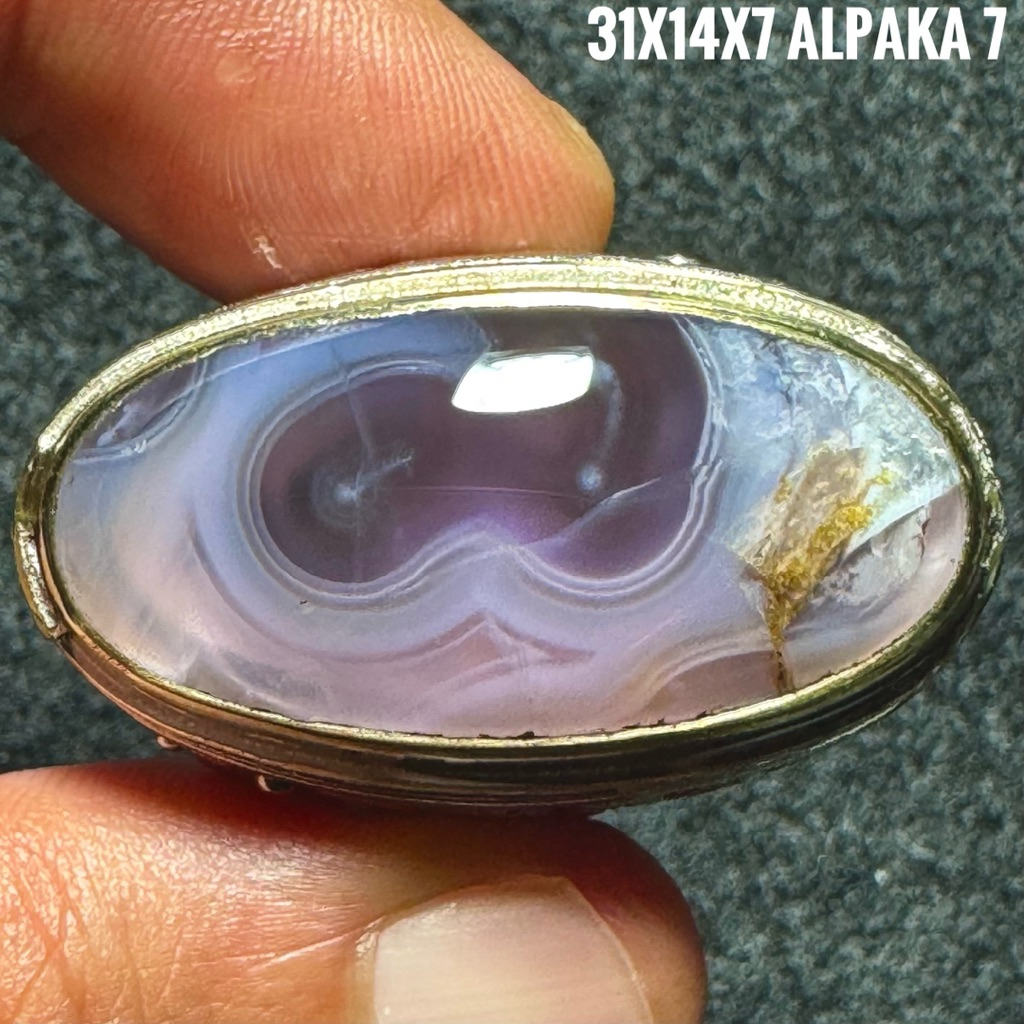 Cincin Batu Akik Natural Lafadz Allah