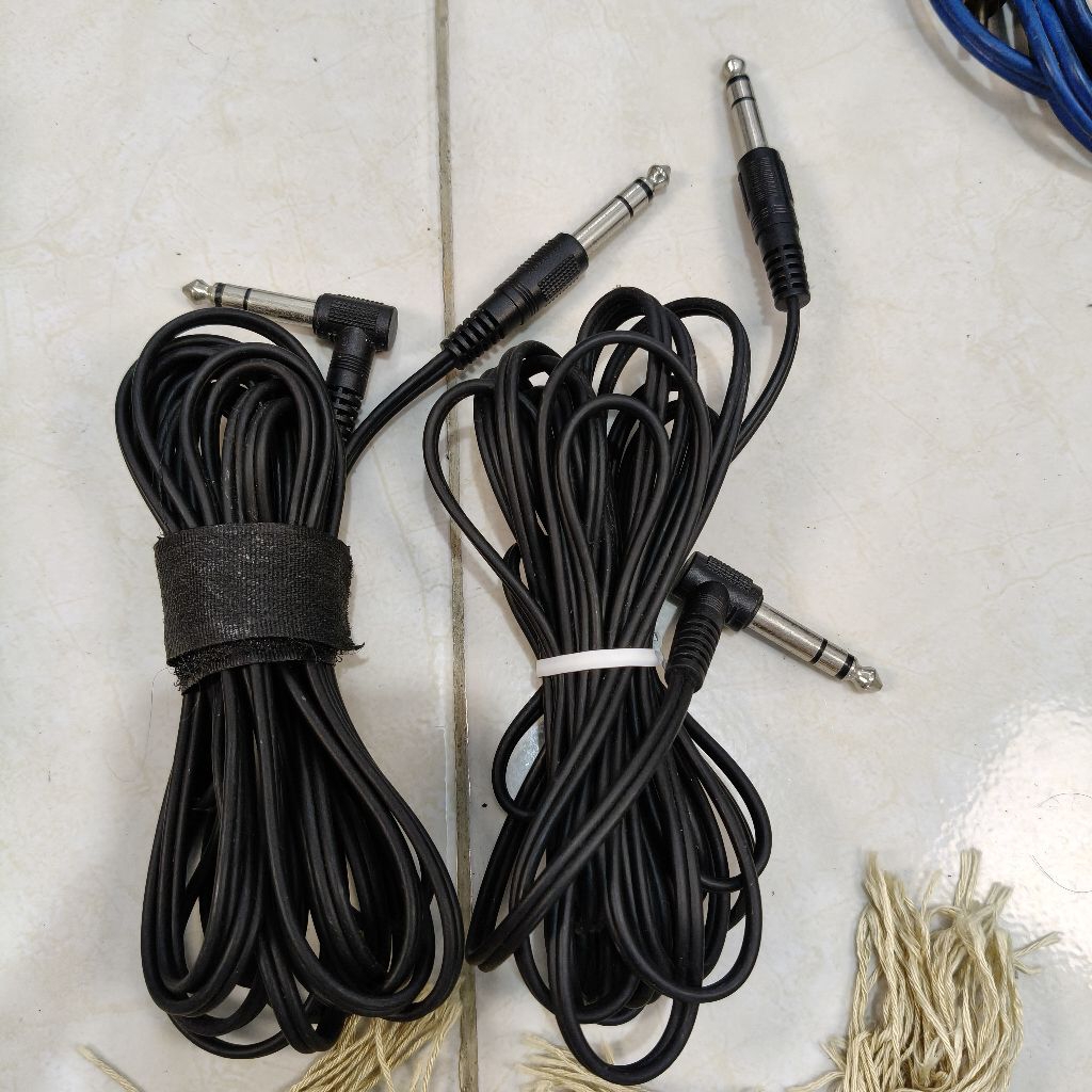kabel Stereo jack akai1/4 modul yamaha DTX trigger roland Nux efek gitar bass mixer midas power soun
