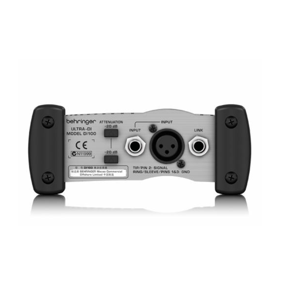 Behringer ULTRA-Di Di100 / Di 100 – Professional Battery/Phantom Powered DI-Box