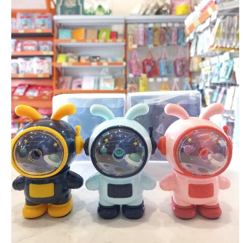 Rautan Pensil  Putar Karakter