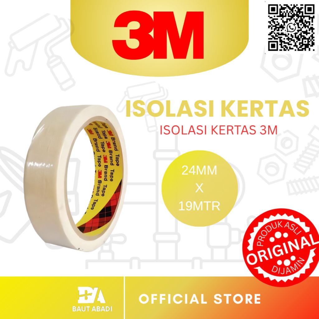 Isolasi Kertas Isolasi Duco 3M