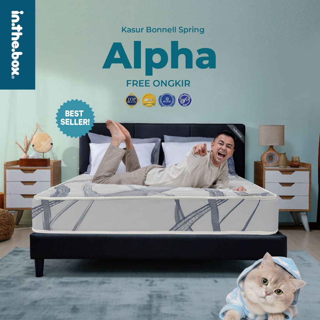 INTHEBOX Alpha - Kasur Spring bed - FREE Bantal