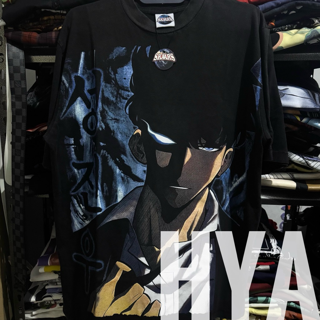 Sung Jinwoo Solo Leveling Bootleg T-shirt / Kaos Solo Leveling