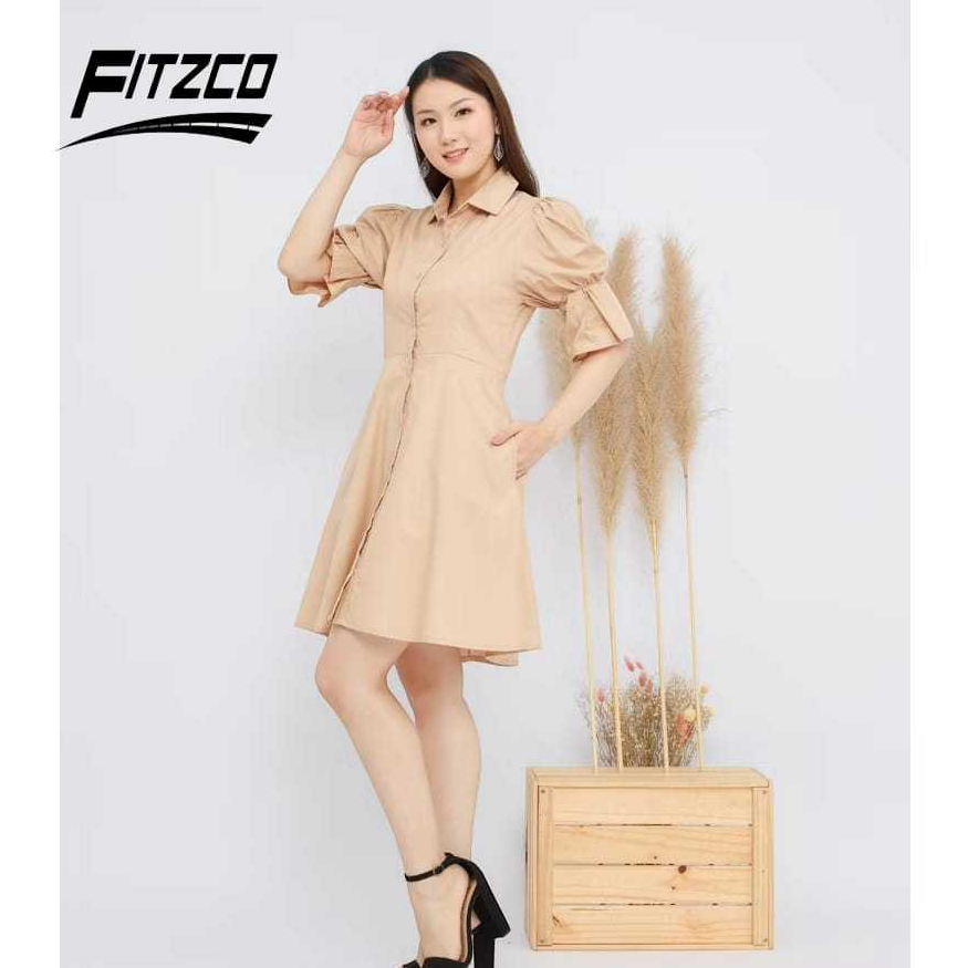 Kylee Dress Korean Katun Midi Lengan Panjang