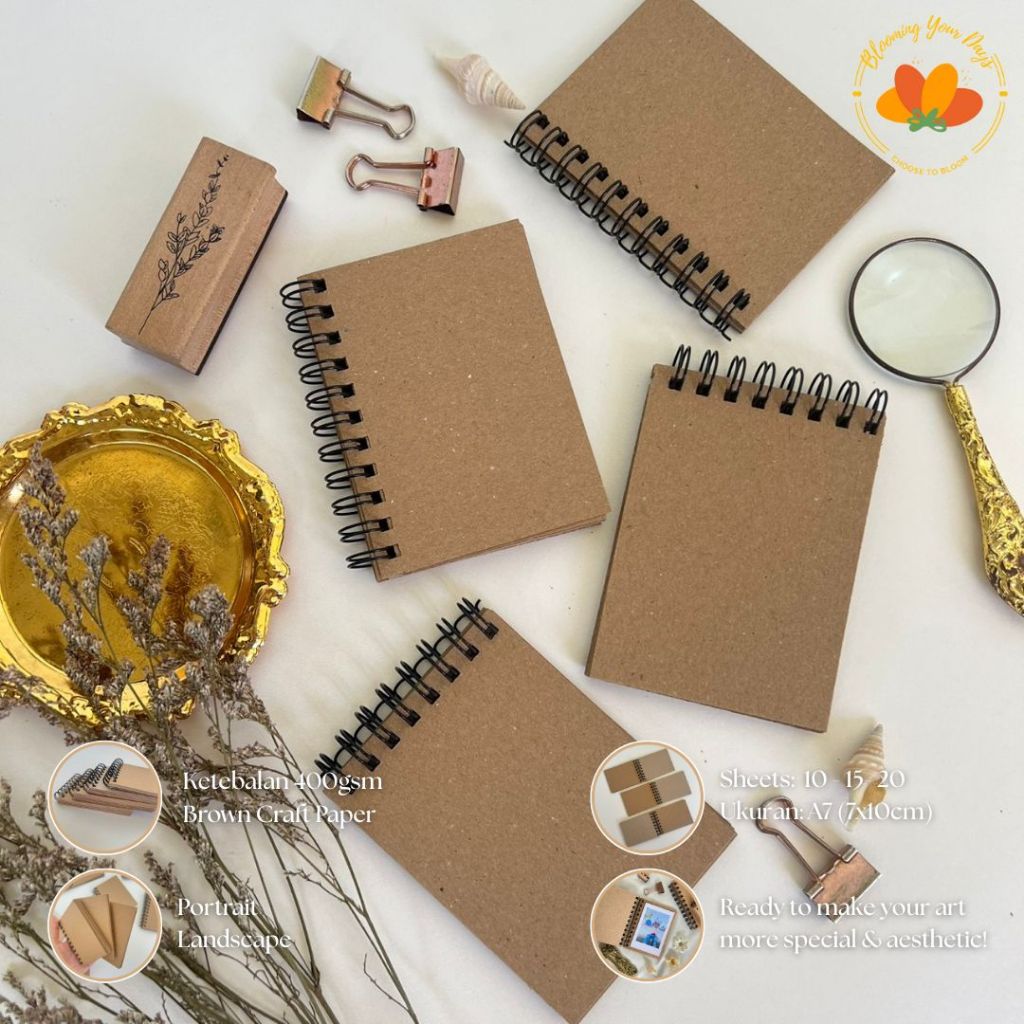 TERMURAH scrapbook mini buku album foto vintage kartu ucapan greeting card buku catatan buku diary p