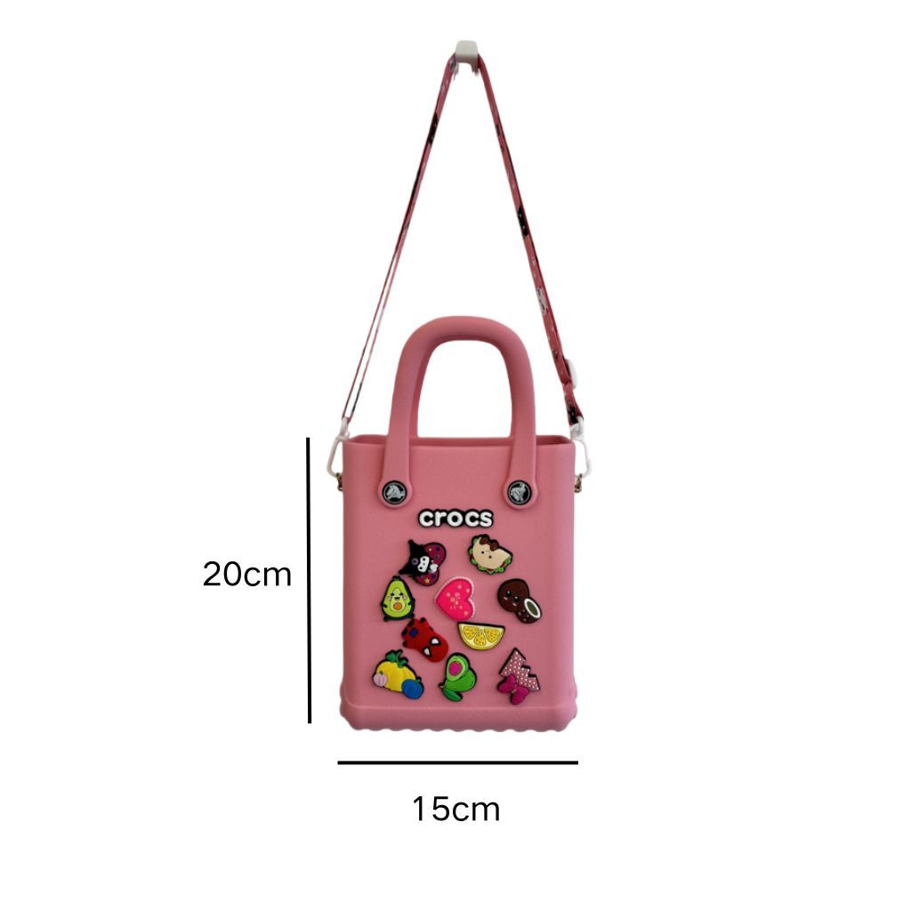 Tas wanita / Tas Crocs Bahan Eva /  Tas Crocs Tote Bag/Crocs Handbag Tas Crocs Wanita/