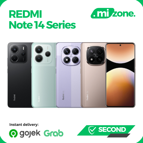(HP BEKAS) Redmi Note 14 / Note 14 5G / Note 14 Pro 5G / Note 14 Pro+ 5G Second Smartphone Snapdrago