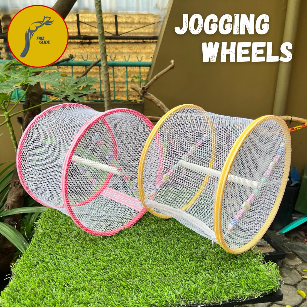 JOGGING WHEELS SUGAR GLIDER HAMSTER LANDAK MINI TUPAI TERBANG MAINAN SUGAR GLIDER