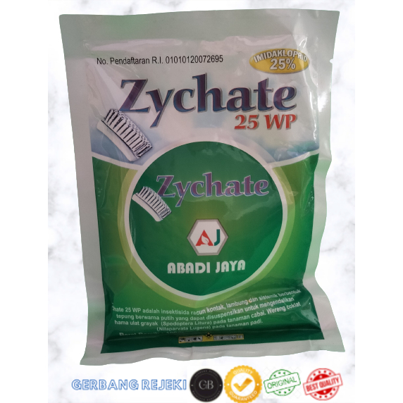 Insektisida ZYCHATE 25 WP(IMIDAKLOPRID 25%) 100 gram