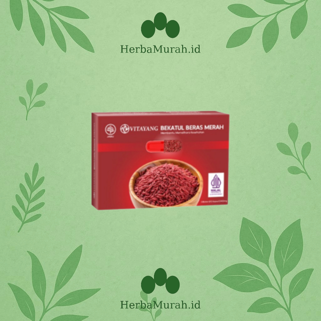 Vitayang Bekatul Beras Merah Atasi Kolesterol || Vitayang Bekatul Beras Merah Herbal Alami