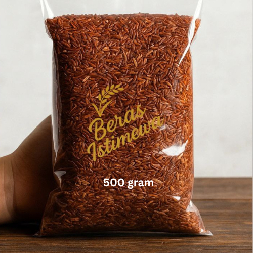 BERAS MERAH SUPER 1/2KG COCOK UNTUK DIET