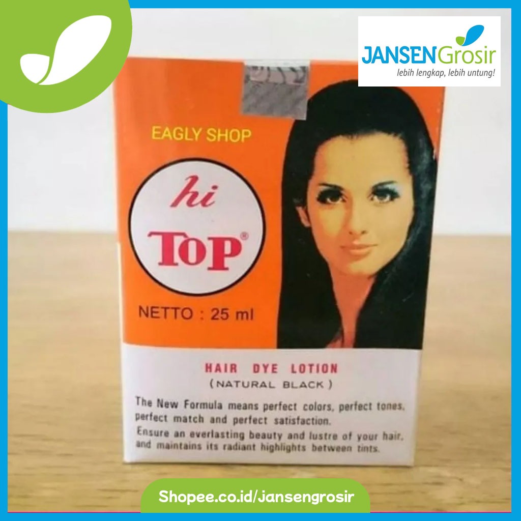 Hi Top Semir Rambut / Hi Top Semir Rambut HITOP Semir Rambut Hitam 25 ml - TANGGUNG