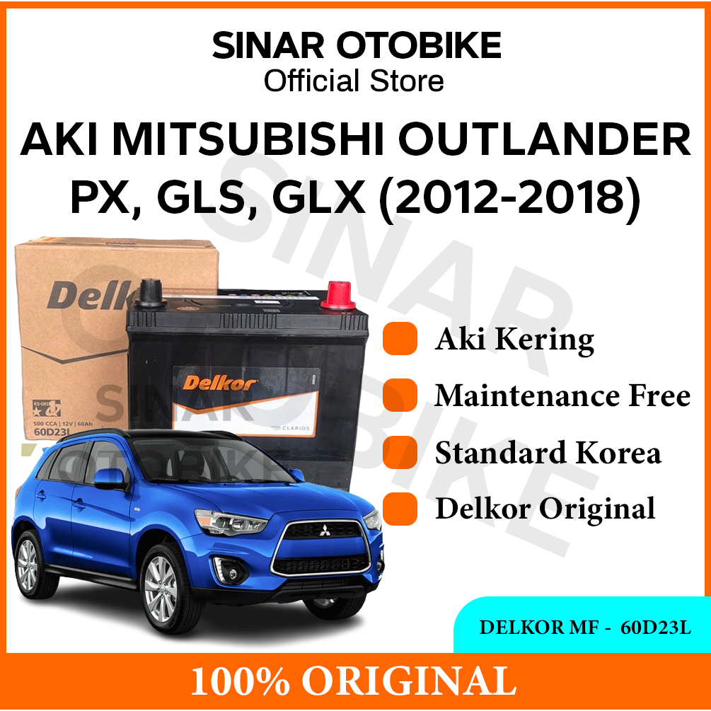 AKI OUTLANDER SPORT LAMA DELKOR MF KERING SLI 60D23L 60AH