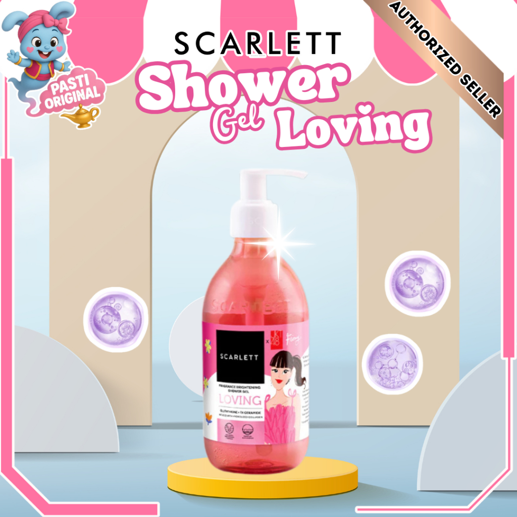Scarlett Whitening Shower Scrub / gel Loving | sabun | original