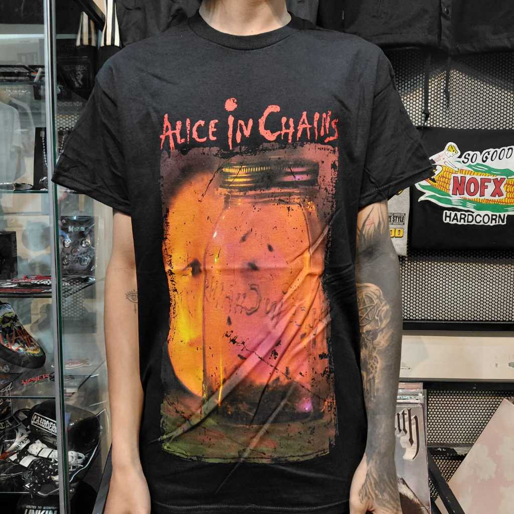 T Shirt Band Official ALICE IN CHAINS - JAR OF FLIES Original