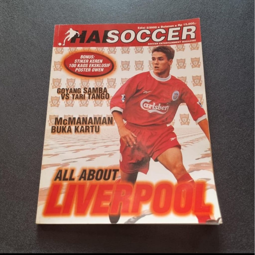 Majalah HAI SOCCER Edisi 2 Tahun 2000 - All About Liverpool