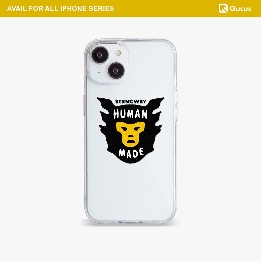 iPhone Case Human Made Face logo by Qucus, Ready semua Seri iPhone