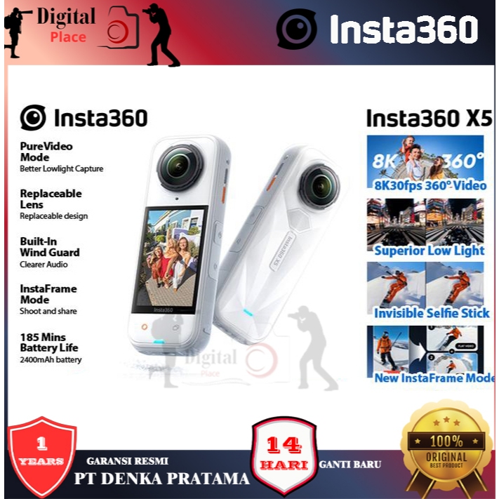 INSTA 360 X5 SATIN WHITE / INSTA WHITE SATIN , INSTA SATIN , INTA 360 X5 WHITE