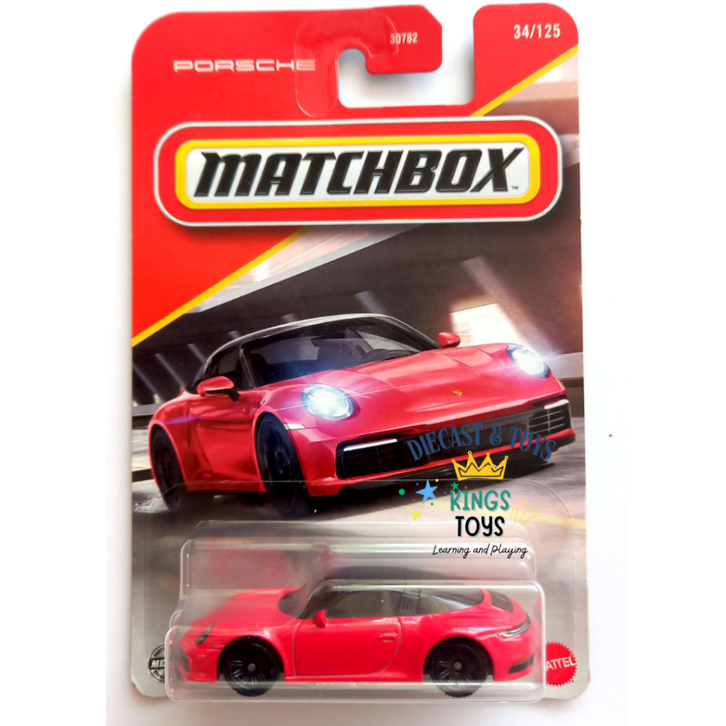 Matchbox Porsche 911 Targa Merah
