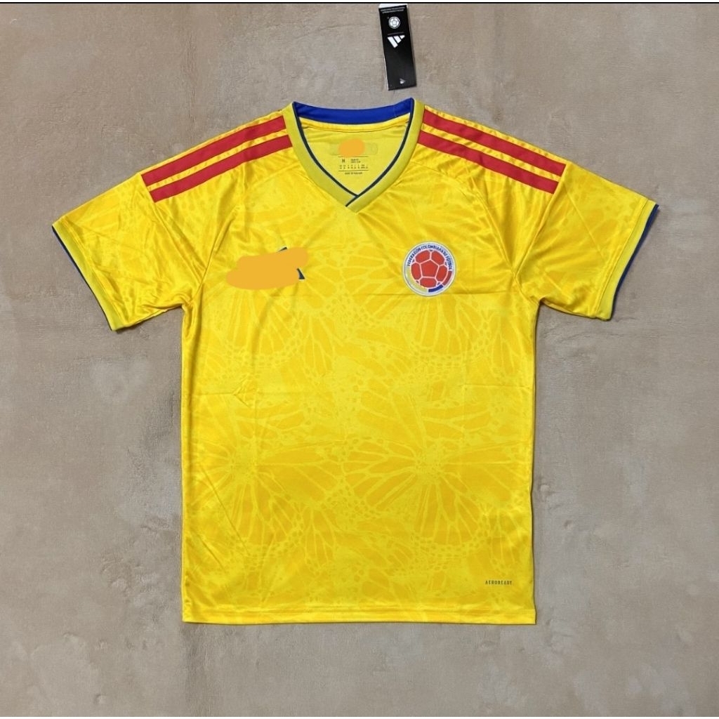 Jersey Kaos Baju Sepak Bola Timnas Tim Nasional Kolombia Colombia Columbia Kolumbia Home Away 3rd Th