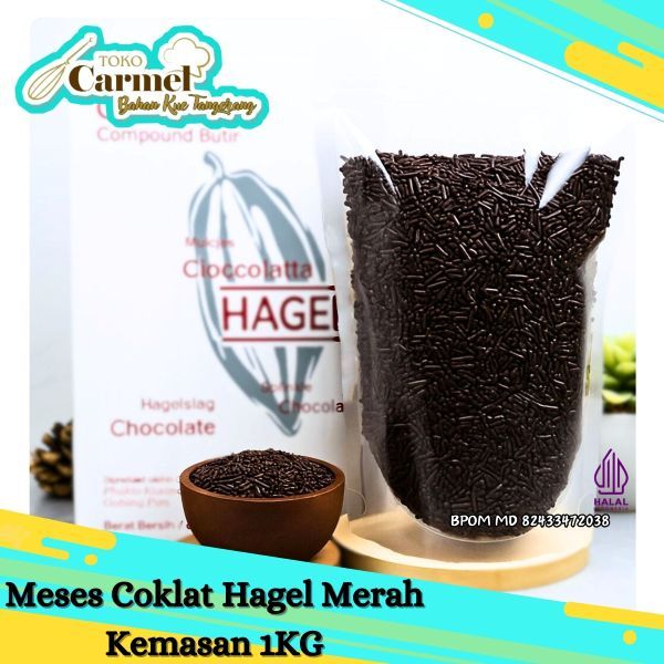 Meses Coklat Hagel 1kg / 250gr - Meises Coklat Enak