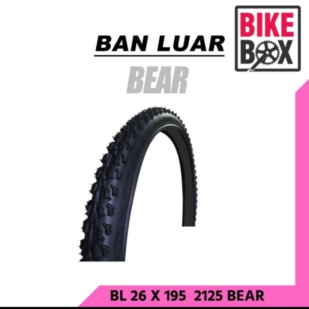 Ban Luar Sepeda Ukuran 26 x 1.95 S-153 MTB Federal Road Bike High Quality Cocok untuk MTB Federal , 