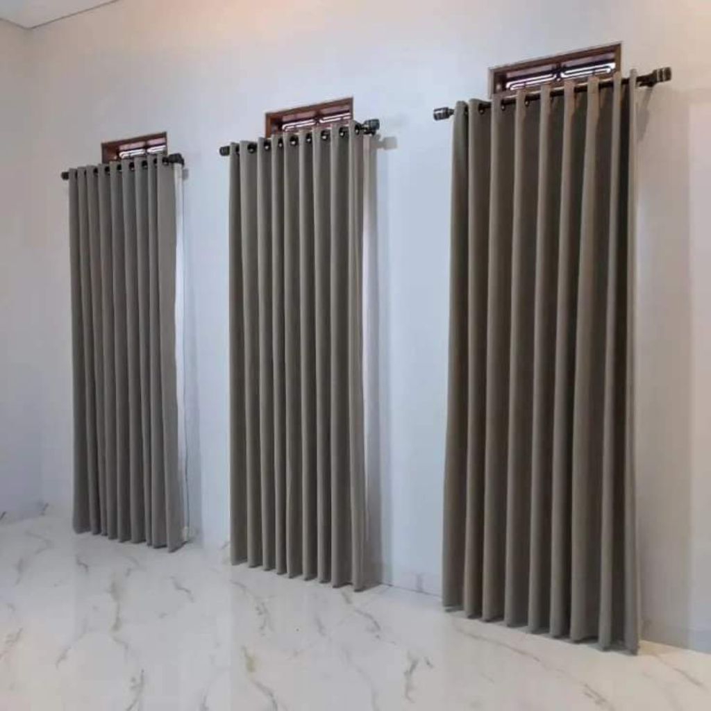Gorden blackout motif minimalis gorden jendela kamar tidur gorden kedap cahaya gorden murah mewah