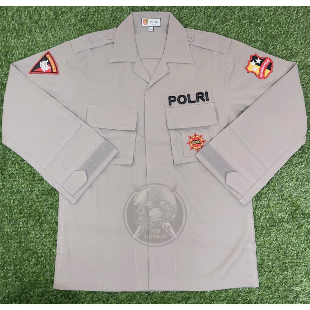 1 Stel baju PDL coklat tactical