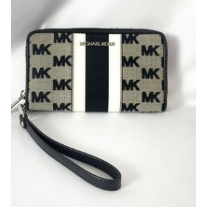dompet lipat cewek michael kors kd007 black ready stock